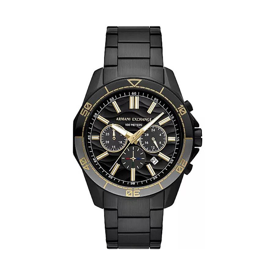 armani exchange spencer chronograph quartz black dial men's watch ax1963 armani exchange spencer chronograph quartz black dial men's watch ax1963