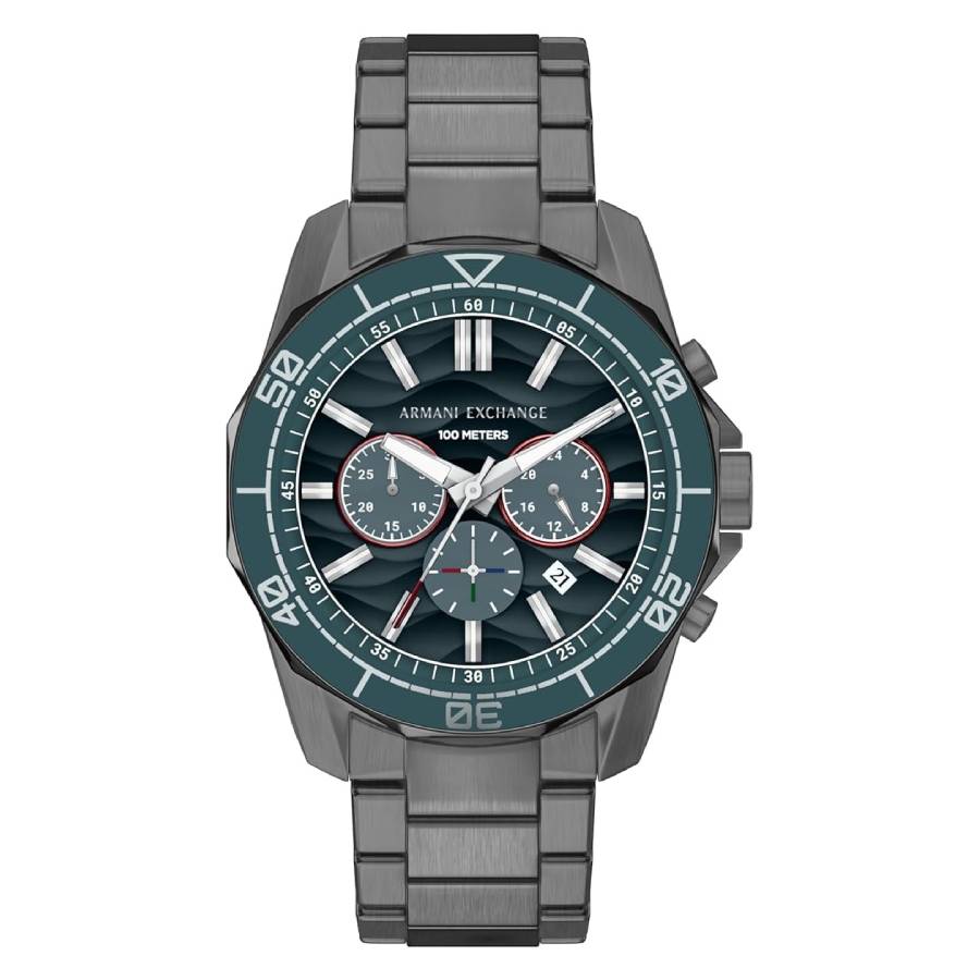 armani exchange spencer chronograph quartz blue dial men's watch ax1972 armani exchange spencer chronograph quartz blue dial men's watch ax1972