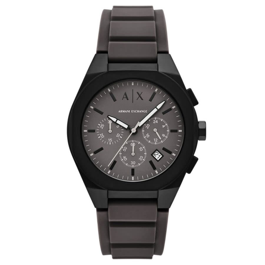 armani exchange sync chronograph quartz grey dial men's watch ax4191 armani exchange sync chronograph quartz grey dial men's watch ax4191