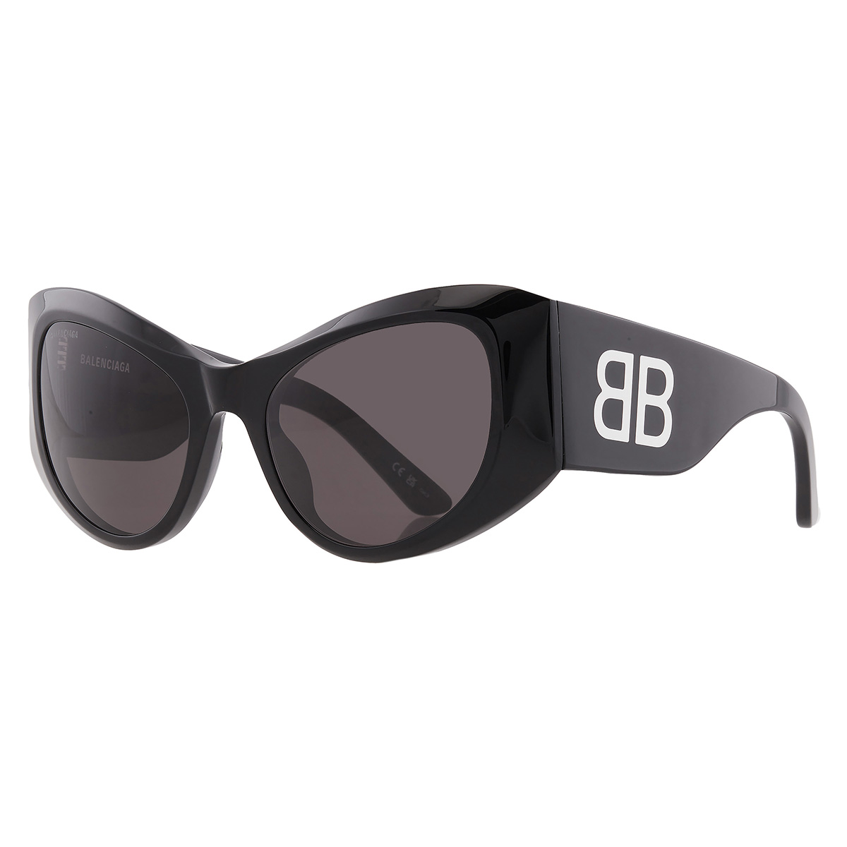 balenciaga grey browline ladies sunglasses bb0393s 001 57 balenciaga grey browline ladies sunglasses bb0393s 001 57