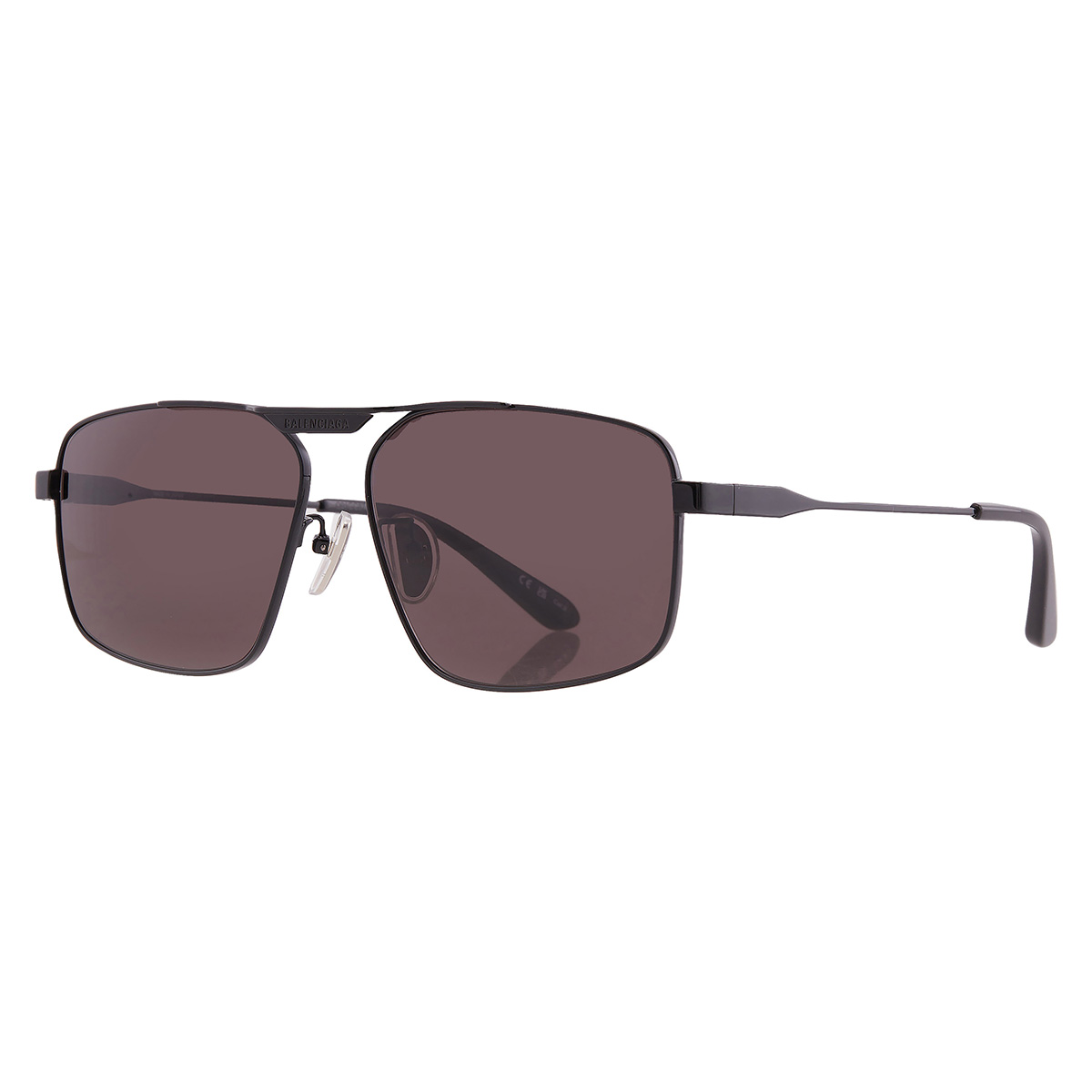 balenciaga grey navigator men's sunglasses bb0418sk 001 62 balenciaga grey navigator men's sunglasses bb0418sk 001 62