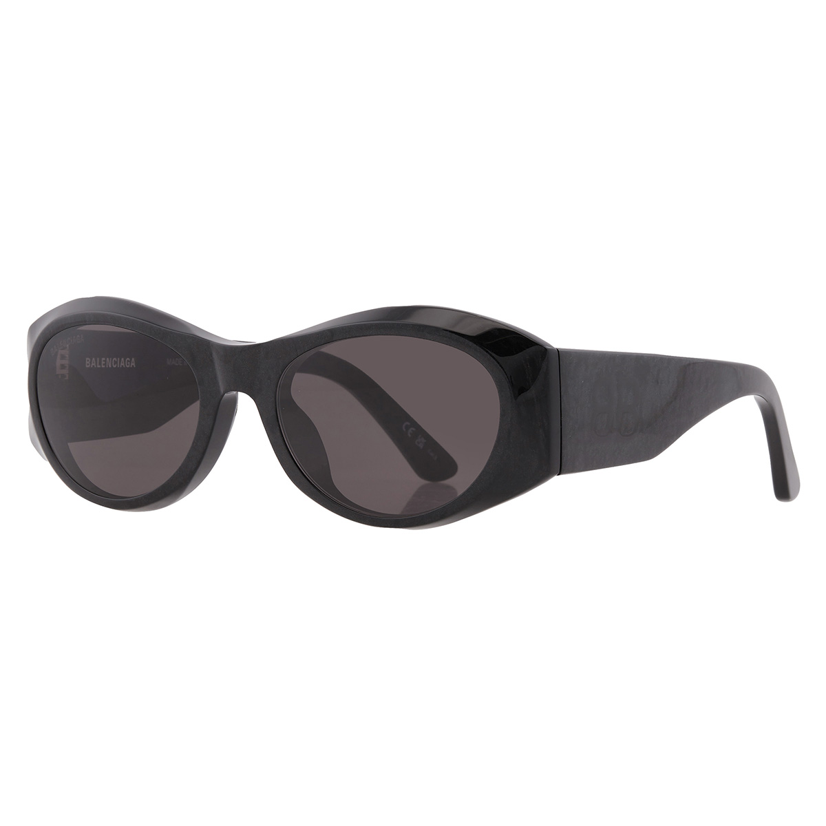 balenciaga grey oval ladies sunglasses bb0396sk 003 55 balenciaga grey oval ladies sunglasses bb0396sk 003 55