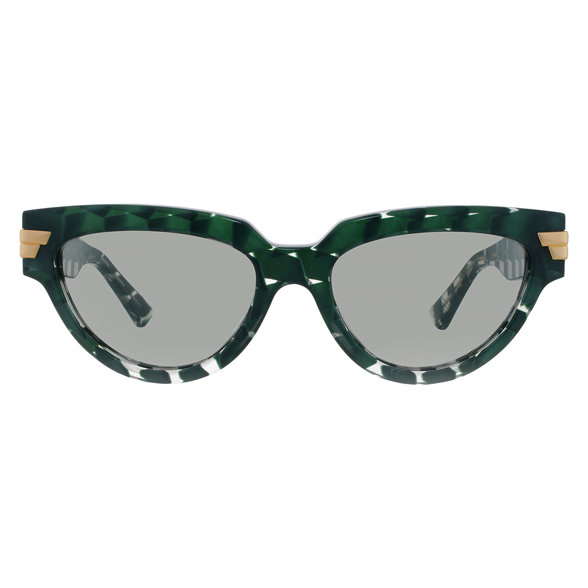 bottega veneta green cat eye ladies sunglasses bv1035s 008 55 bottega veneta green cat eye ladies sunglasses bv1035s 008 55