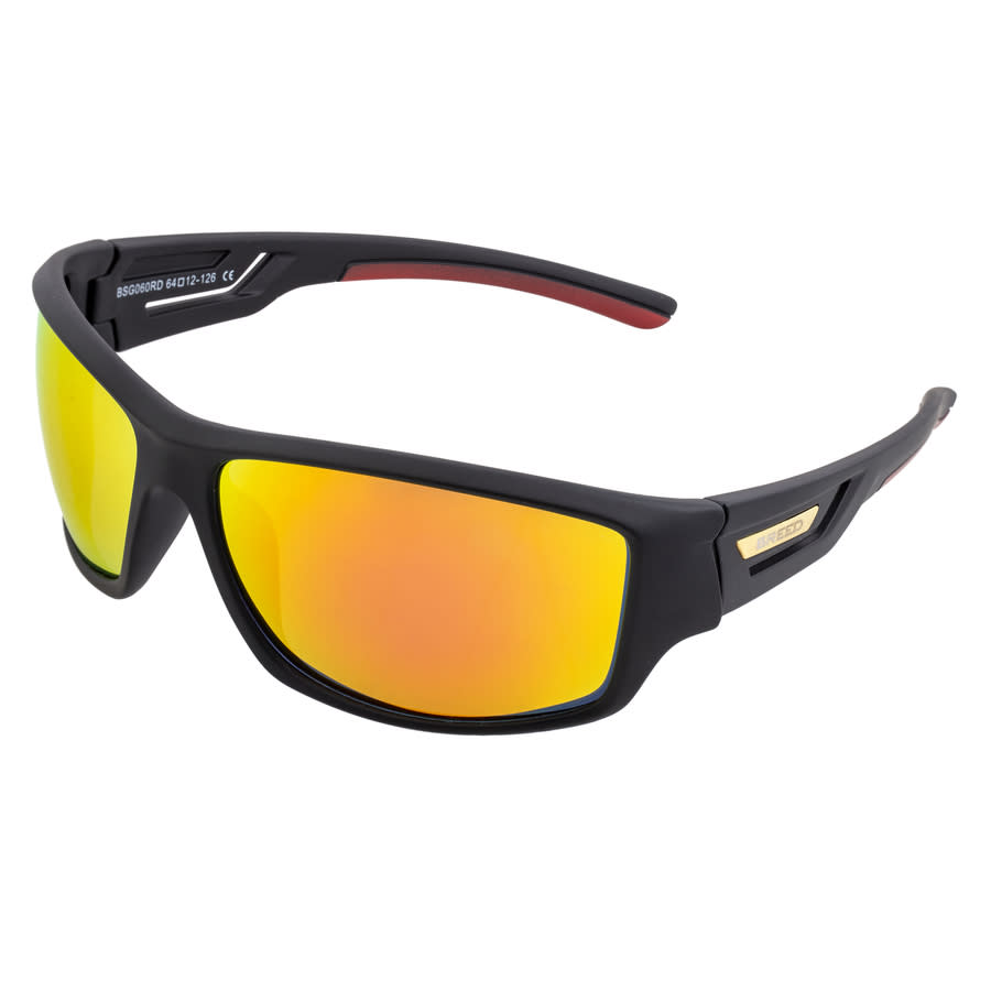 breed aquarius mirror coating wrap men's sunglasses bsg060rd breed aquarius mirror coating wrap men's sunglasses bsg060rd