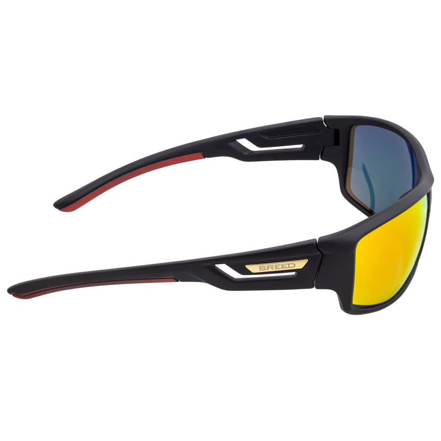 breed aquarius mirror coating wrap men's sunglasses bsg060rd breed aquarius mirror coating wrap men's sunglasses bsg060rd