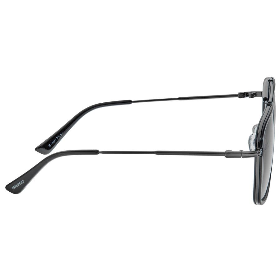 breed men's black pilot sunglasses bsg068c2 breed men's black pilot sunglasses bsg068c2