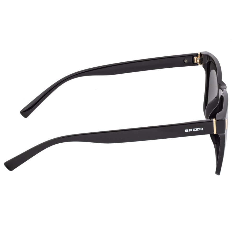 breed men's black round sunglasses bsg065bl breed men's black round sunglasses bsg065bl