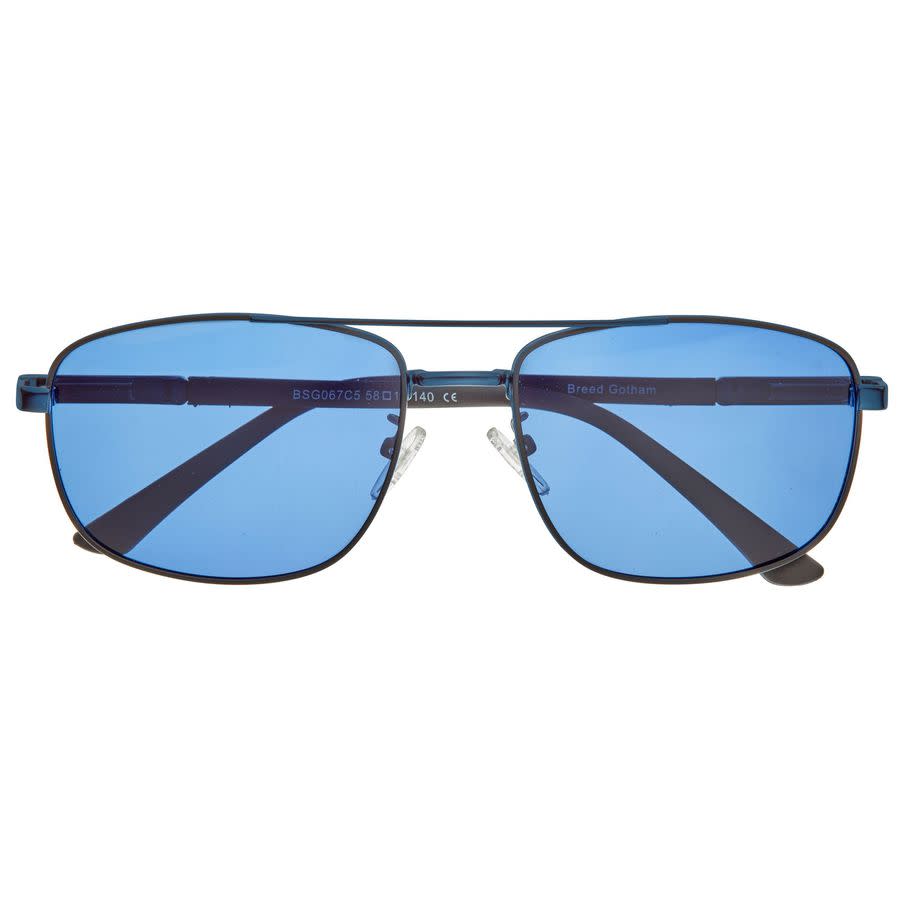 breed men's blue rectangular sunglasses bsg067c5 breed men's blue rectangular sunglasses bsg067c5