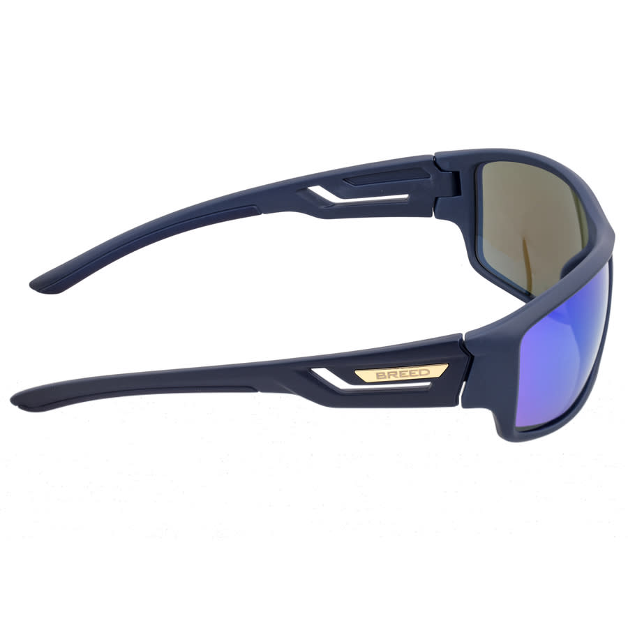 breed men's blue wrap sunglasses bsg060bl breed men's blue wrap sunglasses bsg060bl