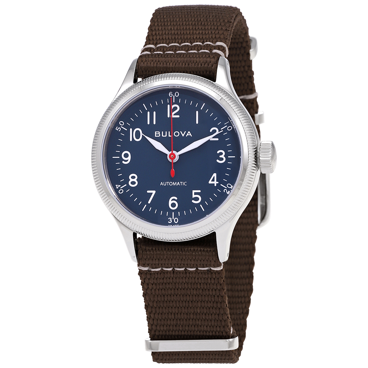 bulova automatic blue dial watch 96a282 bulova automatic blue dial watch 96a282