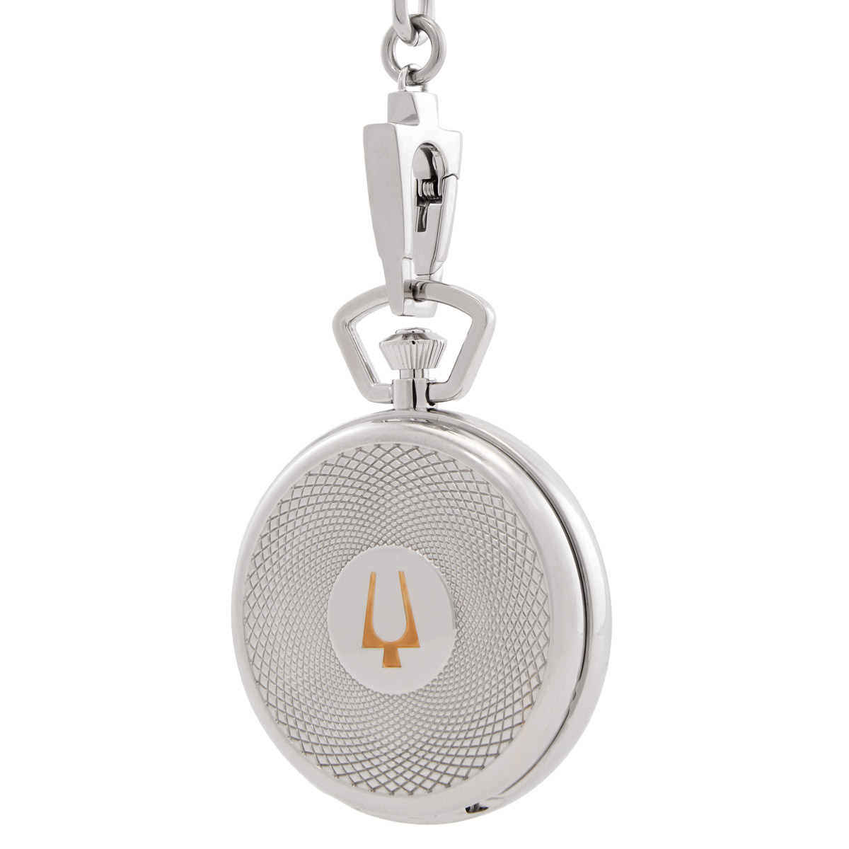 bulova automatic silver dial men's pocket watch 96a309 bulova automatic silver dial men's pocket watch 96a309