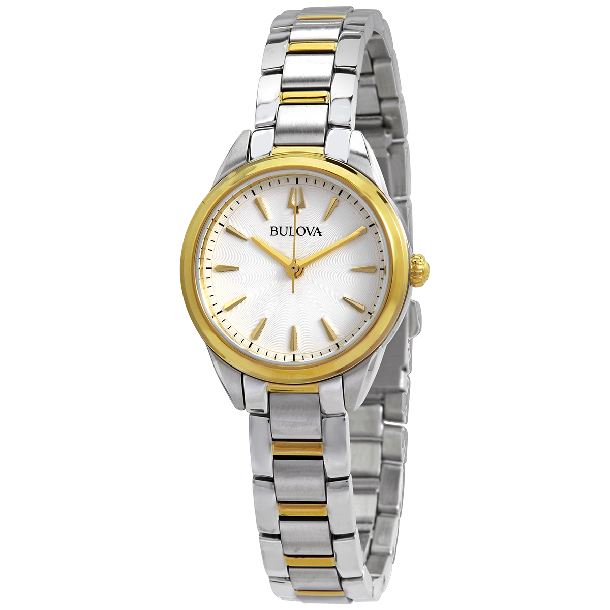 bulova classic quartz silvery white dial ladies watch 98l277 bulova classic quartz silvery white dial ladies watch 98l277