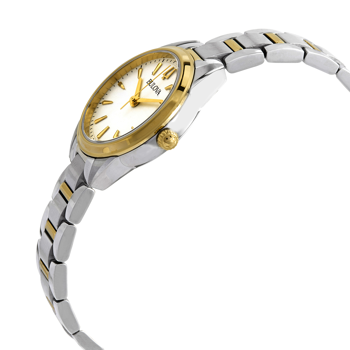 bulova classic quartz silvery white dial ladies watch 98l277 bulova classic quartz silvery white dial ladies watch 98l277