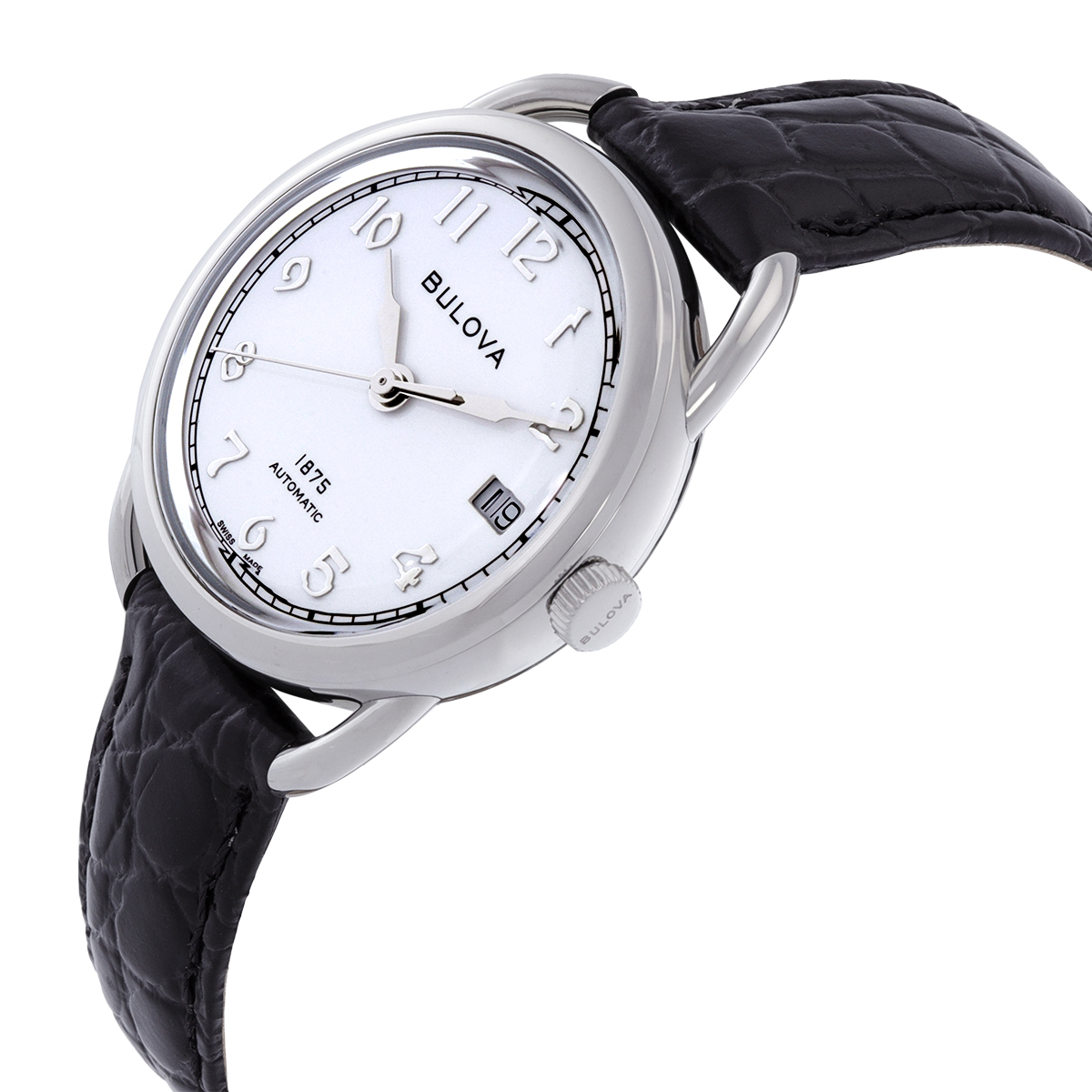 bulova commodore automatic white dial ladies watch 96m152 bulova commodore automatic white dial ladies watch 96m152