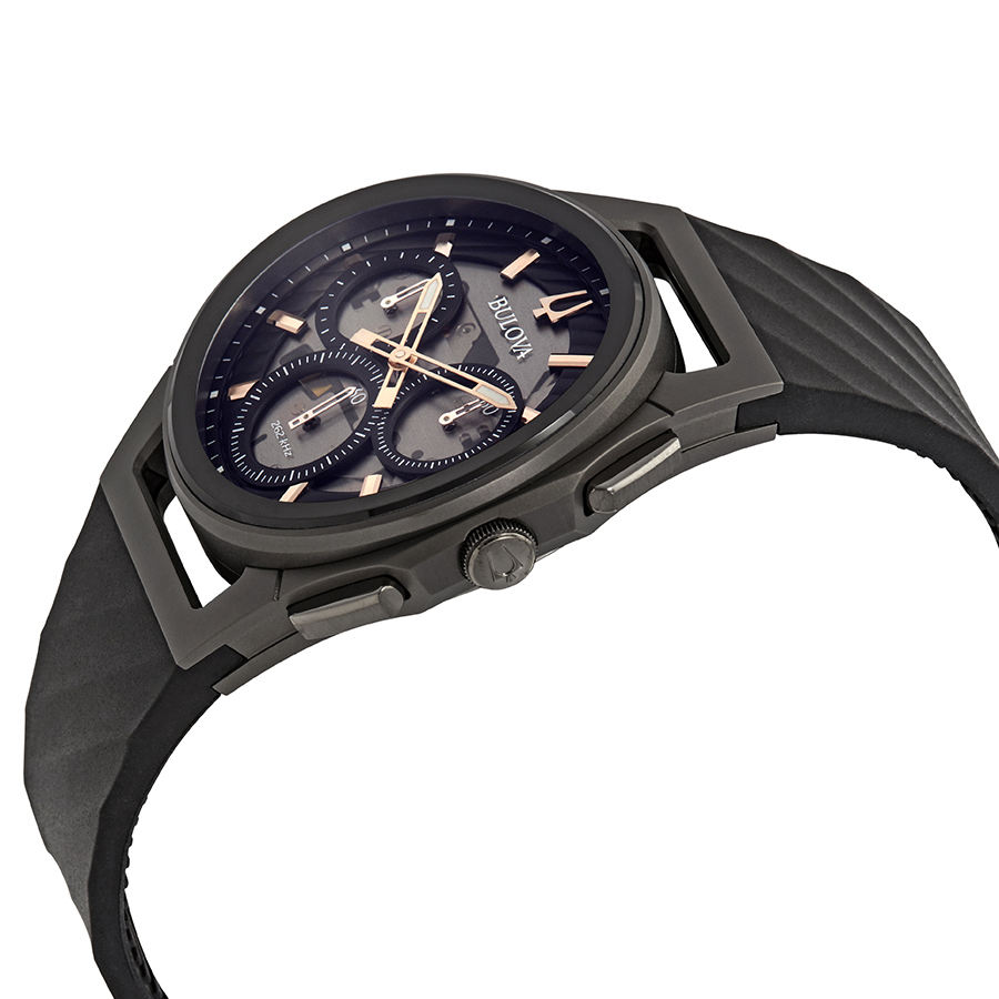 bulova curv chronograph dark gray dial men's watch 98a162 bulova curv chronograph dark gray dial men's watch 98a162