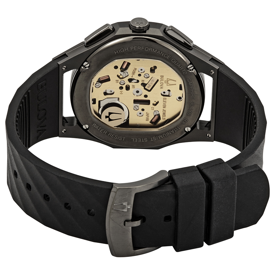 bulova curv chronograph dark gray dial men's watch 98a162 bulova curv chronograph dark gray dial men's watch 98a162