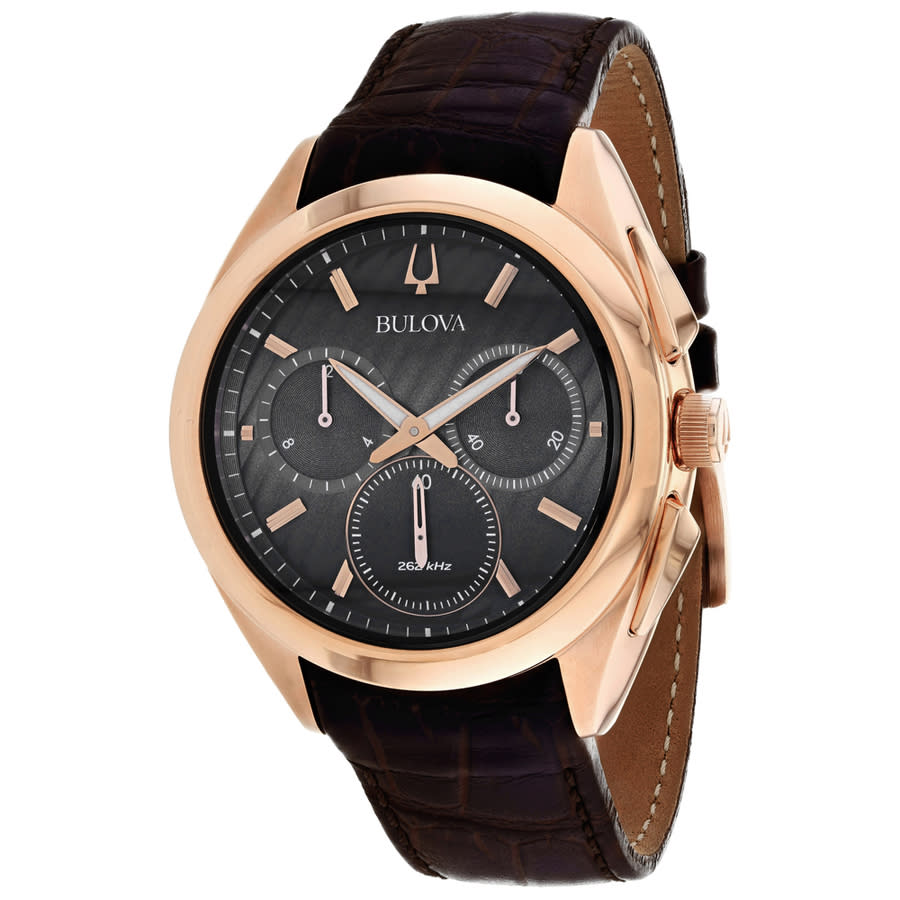 bulova curv chronograph quartz black dial men's watch 97a124 bulova curv chronograph quartz black dial men's watch 97a124