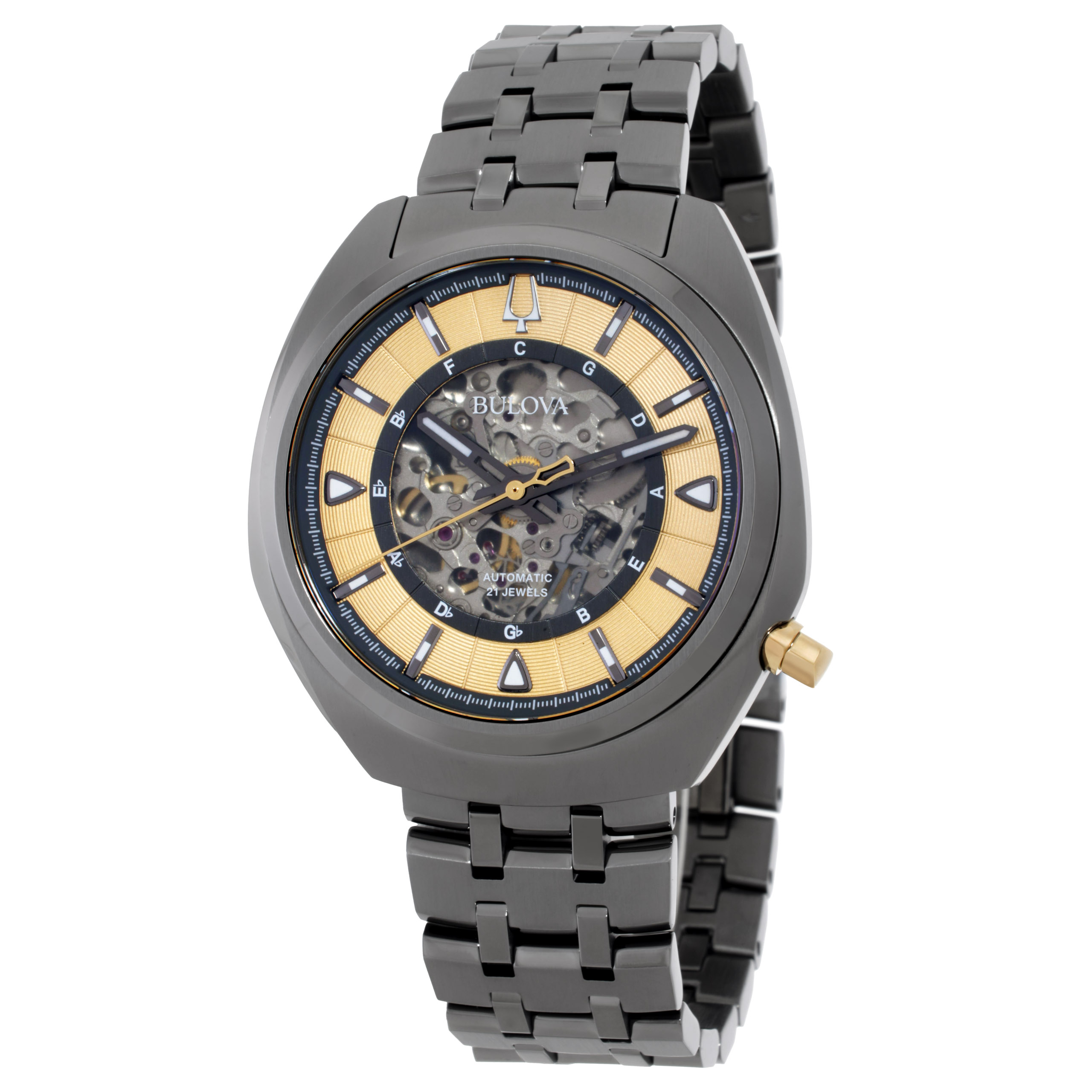 bulova grammy automatic skeleton dial men's watch 98a294 bulova grammy automatic skeleton dial men's watch 98a294