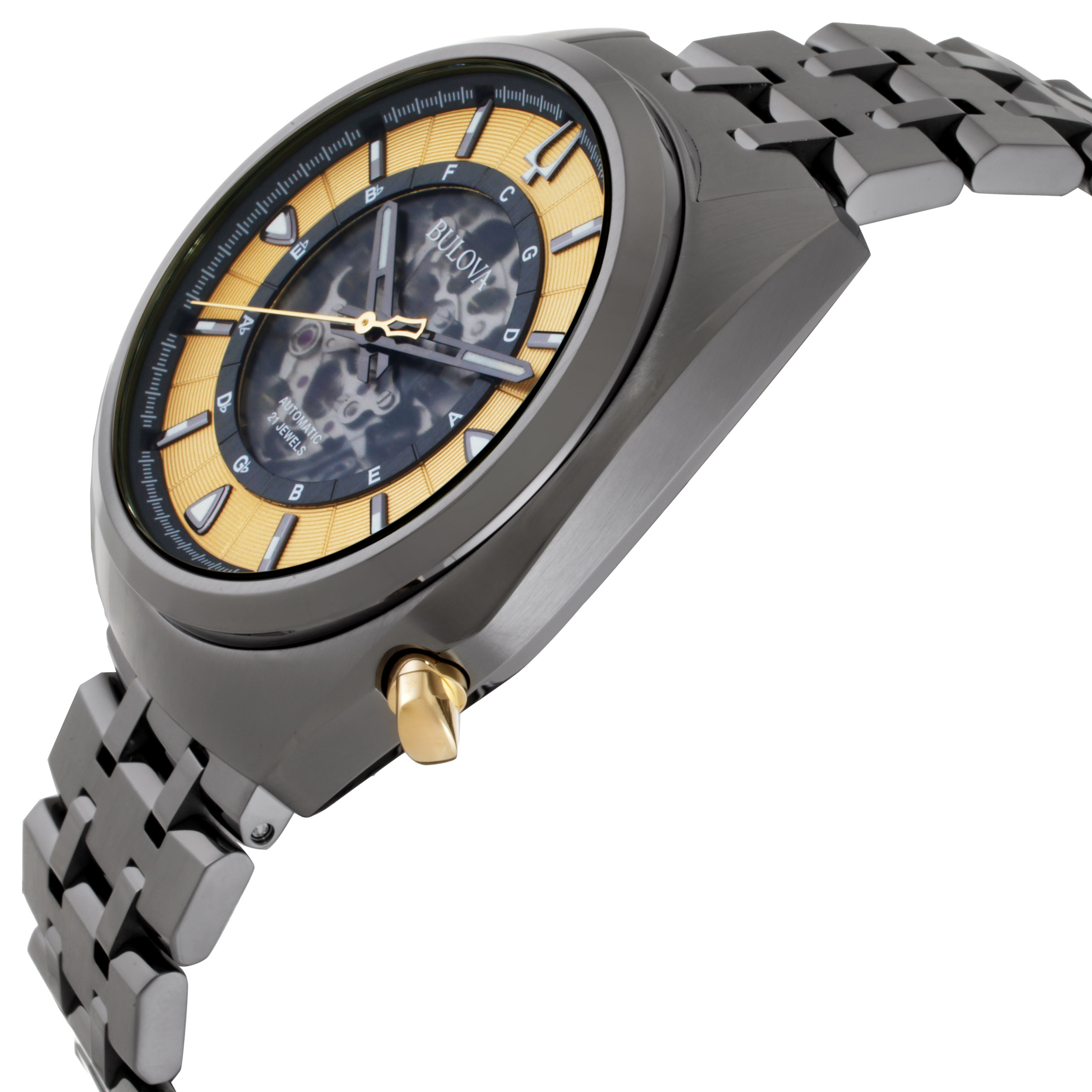 bulova grammy automatic skeleton dial men's watch 98a294 bulova grammy automatic skeleton dial men's watch 98a294
