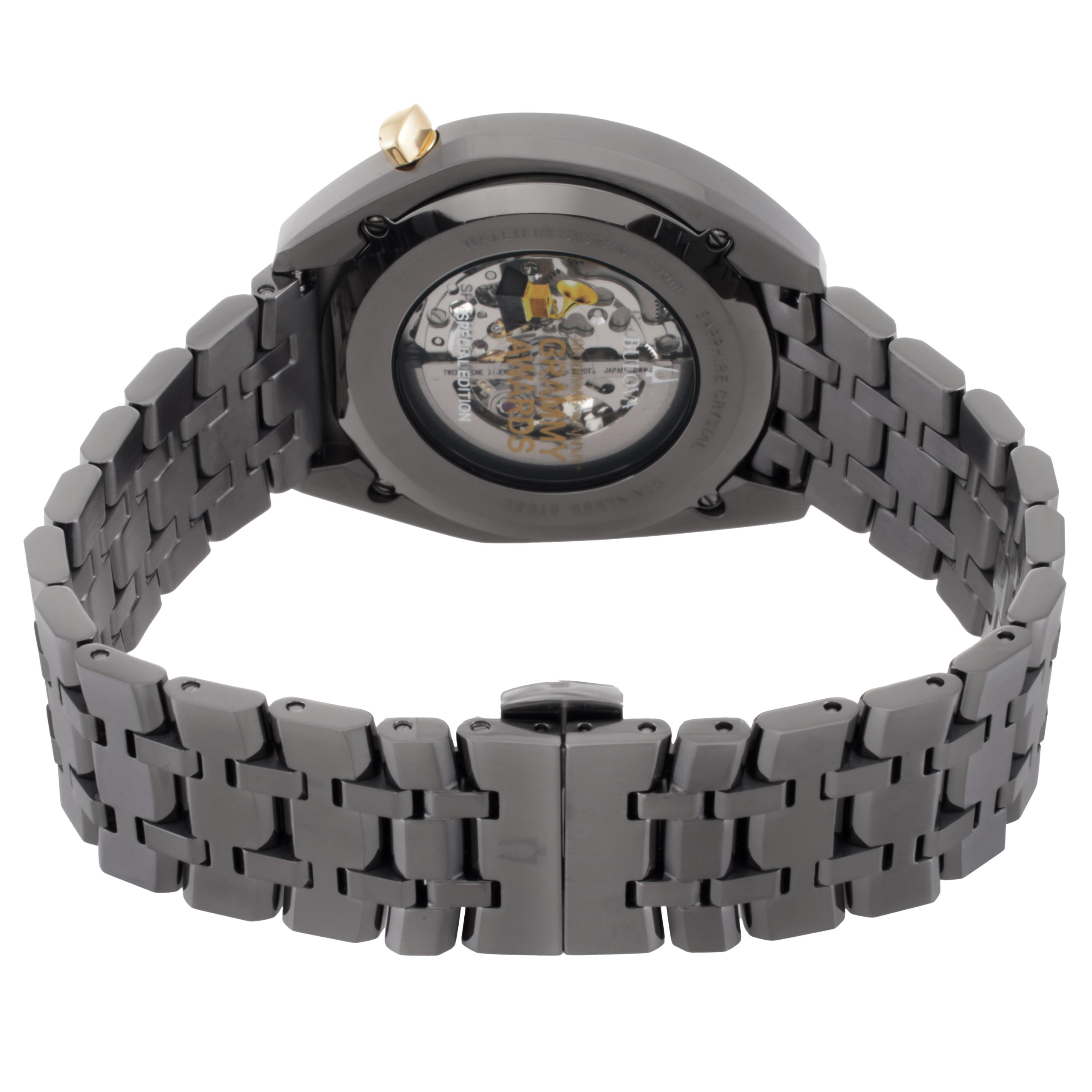 bulova grammy automatic skeleton dial men's watch 98a294 bulova grammy automatic skeleton dial men's watch 98a294