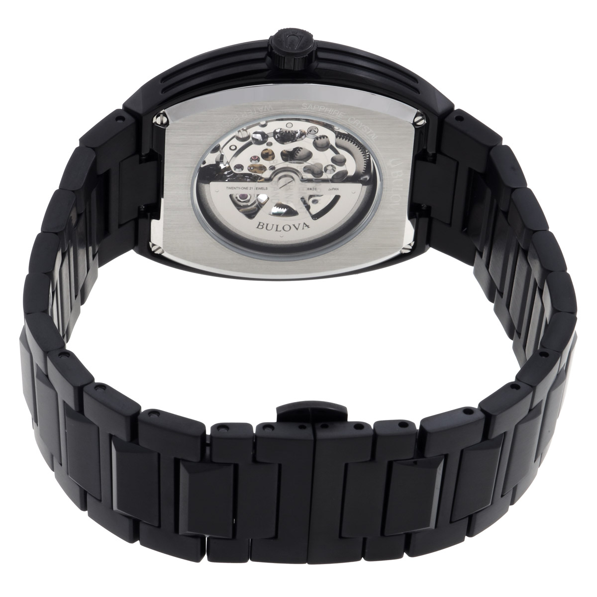 bulova maquina automatic rainbow semi skeleton dial men's watch 98a320 bulova maquina automatic rainbow semi skeleton dial men's watch 98a320