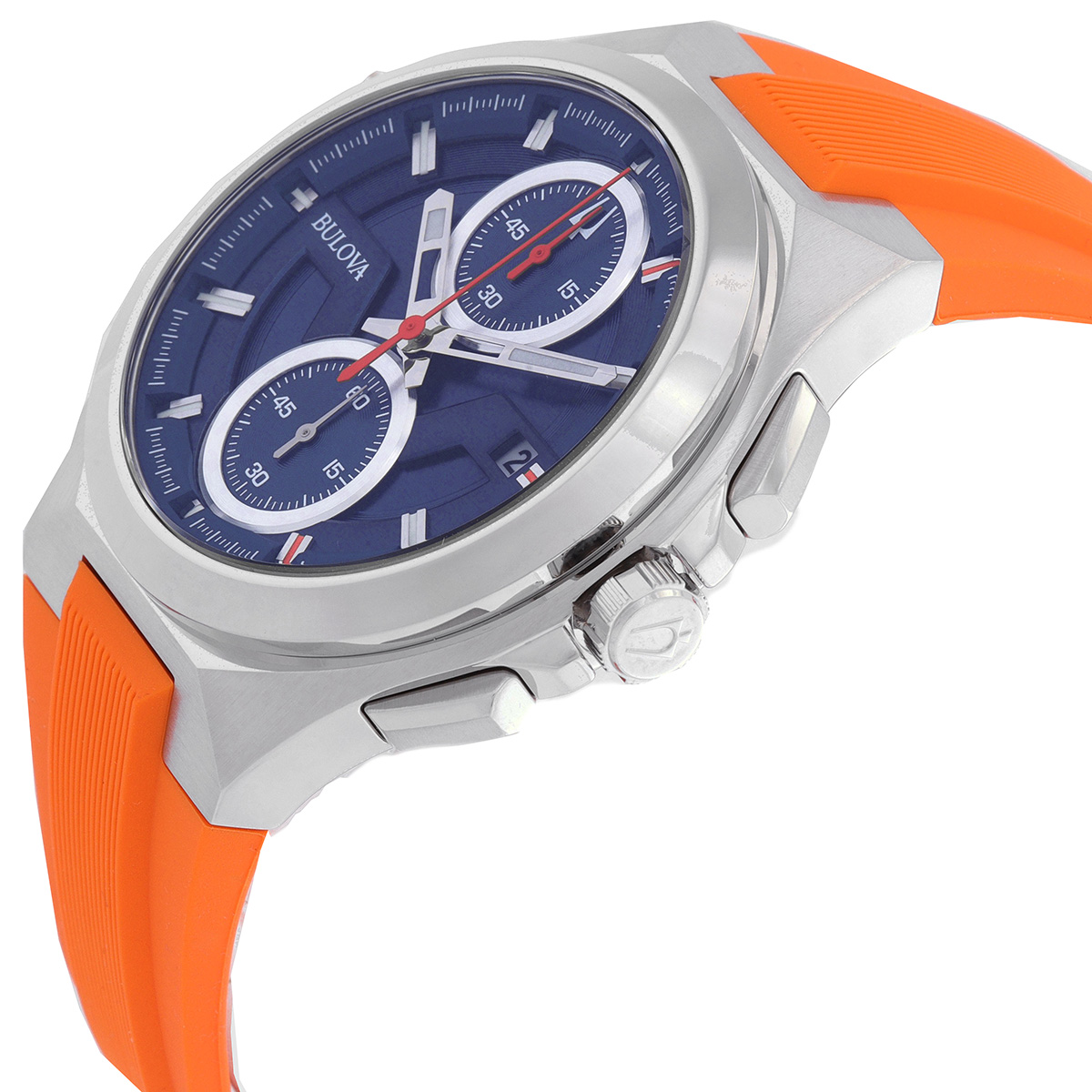 bulova maquina quartz blue dial men's watch 96b407 bulova maquina quartz blue dial men's watch 96b407