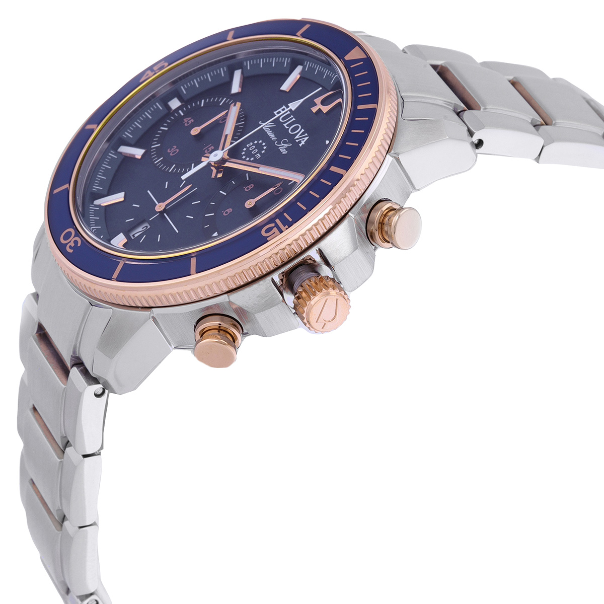 bulova marine star chronograph blue dial men's watch 98b301 bulova marine star chronograph blue dial men's watch 98b301