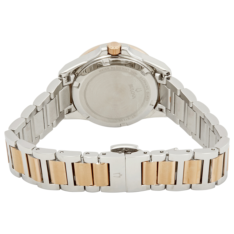 bulova marine star diamond white mother of pearl dial ladies watch 98r234 bulova marine star diamond white mother of pearl dial ladies watch 98r234
