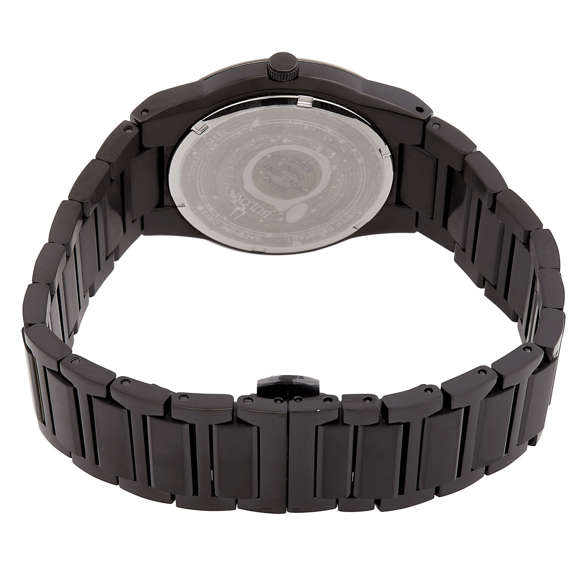 bulova millennia quartz black dial men's watch 98a313 bulova millennia quartz black dial men's watch 98a313