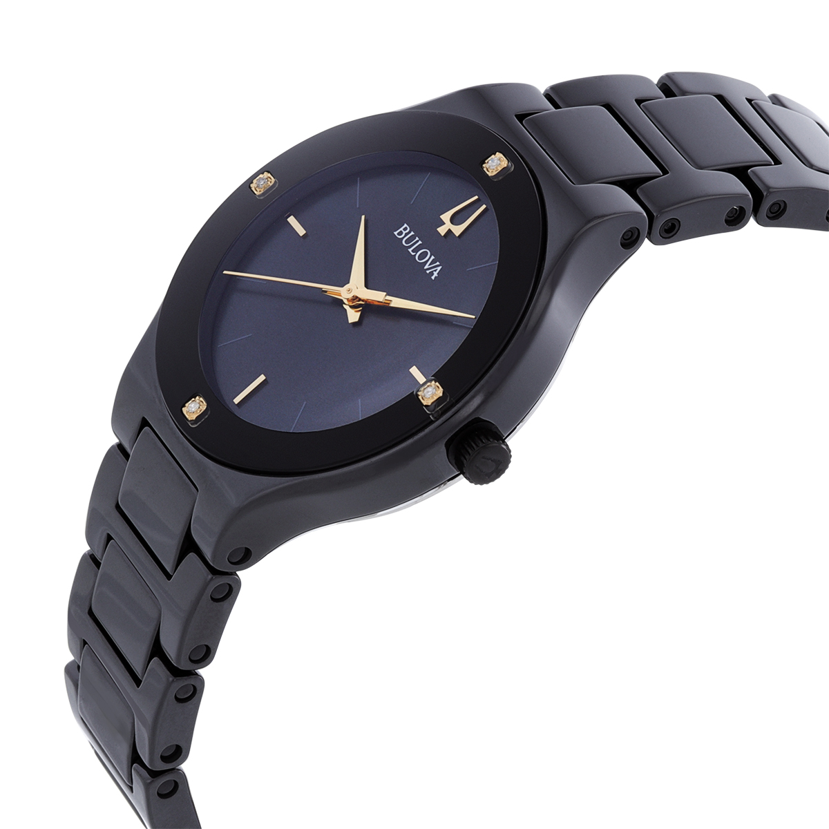 bulova millennia quartz black mother of pearl dial ladies watch 98r293 bulova millennia quartz black mother of pearl dial ladies watch 98r293