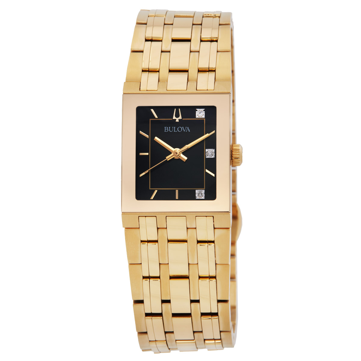 bulova quadra quartz diamond black dial ladies watch 97p167 bulova quadra quartz diamond black dial ladies watch 97p167