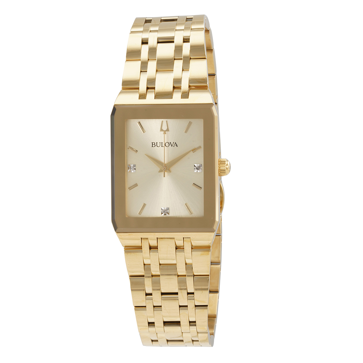 bulova quadra quartz diamond champagne dial men's watch 97d120 bulova quadra quartz diamond champagne dial men's watch 97d120