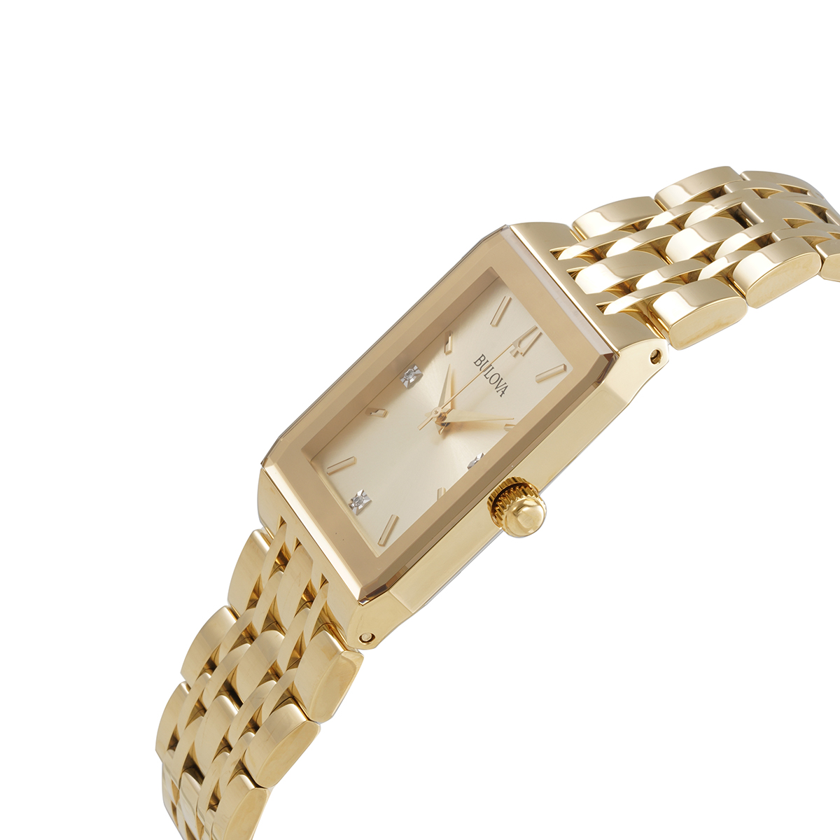 bulova quadra quartz diamond champagne dial men's watch 97d120 bulova quadra quartz diamond champagne dial men's watch 97d120