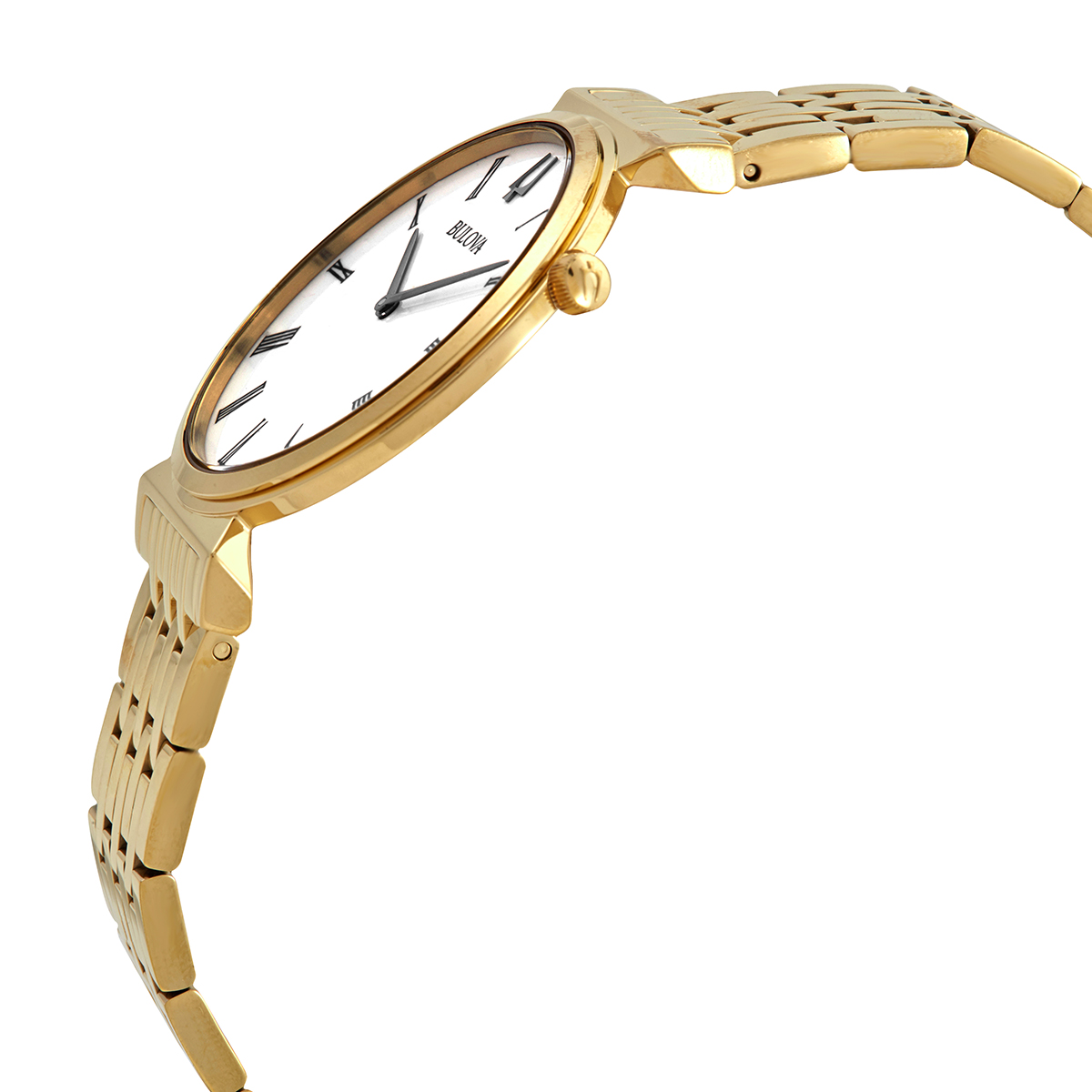 bulova regatta quartz white dial gold tone men's watch 97a153 bulova regatta quartz white dial gold tone men's watch 97a153