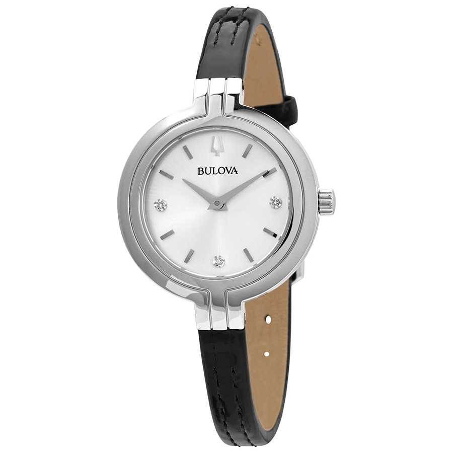 bulova rhapsody quartz silver dial ladies watch 96p211 bulova rhapsody quartz silver dial ladies watch 96p211