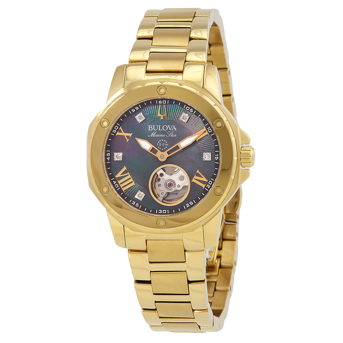 bulova series a automatic diamond ladies watch 97p171 bulova series a automatic diamond ladies watch 97p171