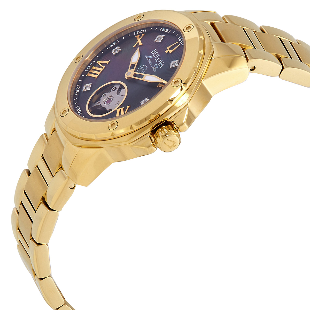 bulova series a automatic diamond ladies watch 97p171 bulova series a automatic diamond ladies watch 97p171