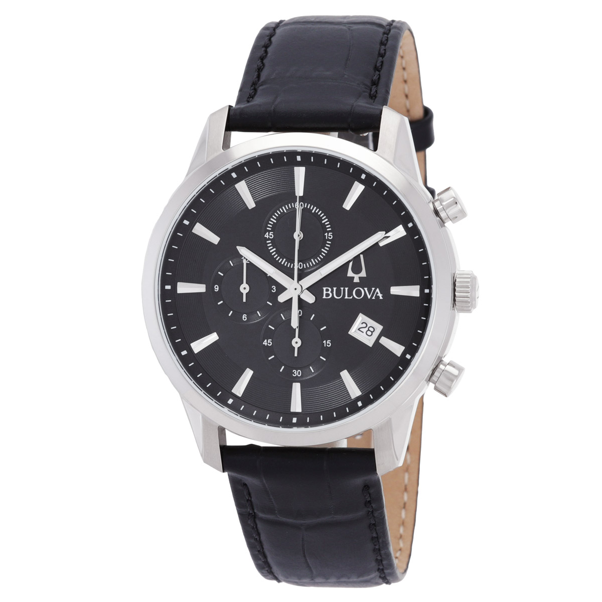 bulova sutton chronograph quartz black dial men's watch 96b403 bulova sutton chronograph quartz black dial men's watch 96b403