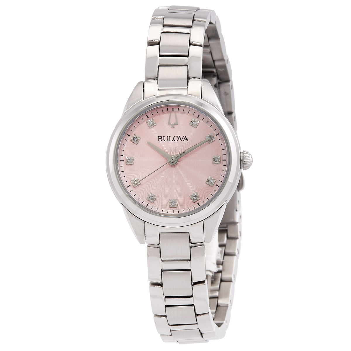 bulova sutton quartz diamond pink dial ladies watch 96p249 bulova sutton quartz diamond pink dial ladies watch 96p249