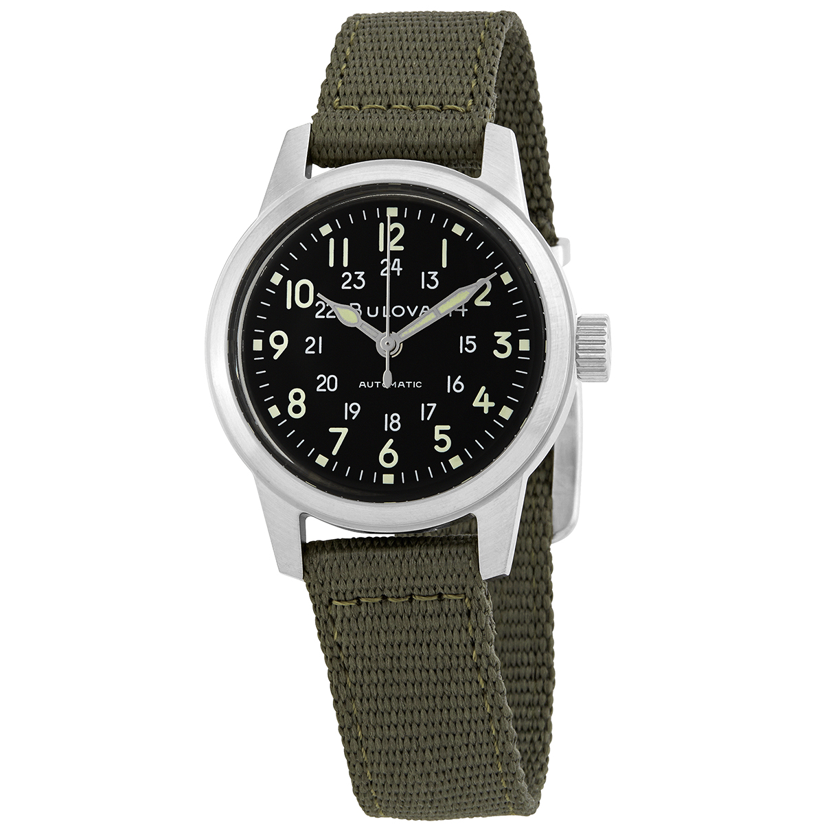 bulova vwi special edition hack automatic black dial men's watch 96a259 bulova vwi special edition hack automatic black dial men's watch 96a259