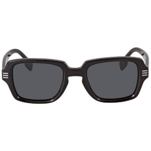 burberry eldon dark grey rectangular men's sunglasses be4349 300187 51