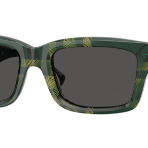 burberry dark grey rectangular men's sunglasses be4443f 412587 55