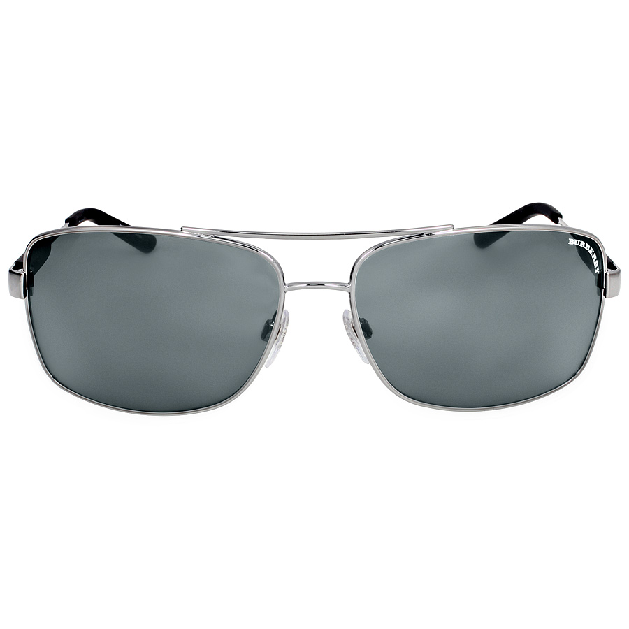 burberry grey rectangular men's sunglasses be3074 100387 63 burberry grey rectangular men's sunglasses be3074 100387 63