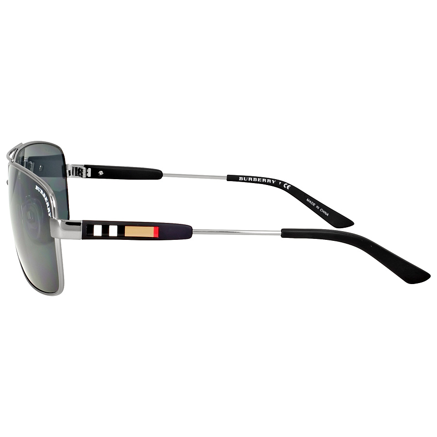 burberry grey rectangular men's sunglasses be3074 100387 63 burberry grey rectangular men's sunglasses be3074 100387 63