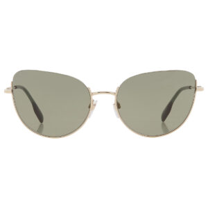 burberry harper green cat eye ladies sunglasses be3144 1109/2 58