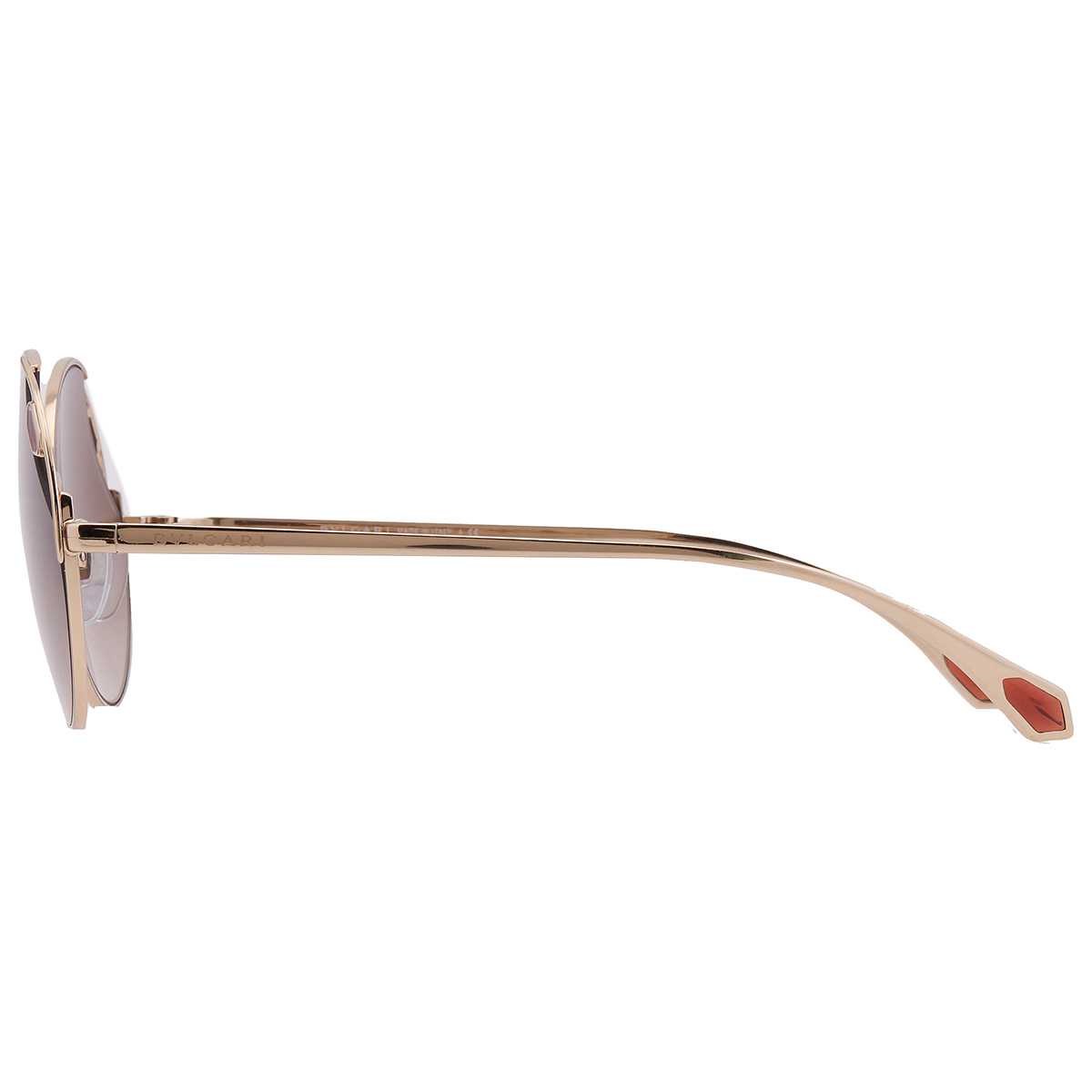 bvlgari brown gradient round ladies sunglasses bv6159 278/13 54 bvlgari brown gradient round ladies sunglasses bv6159 278/13 54