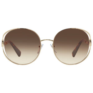 bvlgari brown gradient round ladies sunglasses bv6181b 278/13 57