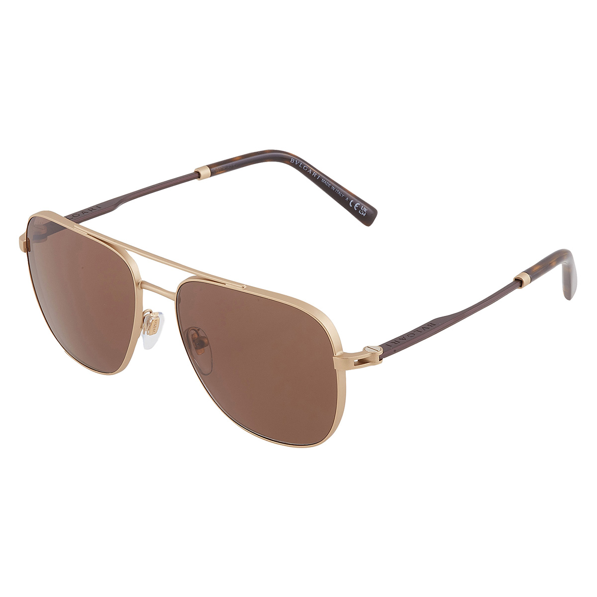 bvlgari brown navigator men's sunglasses bv5059 202253 58 bvlgari brown navigator men's sunglasses bv5059 202253 58