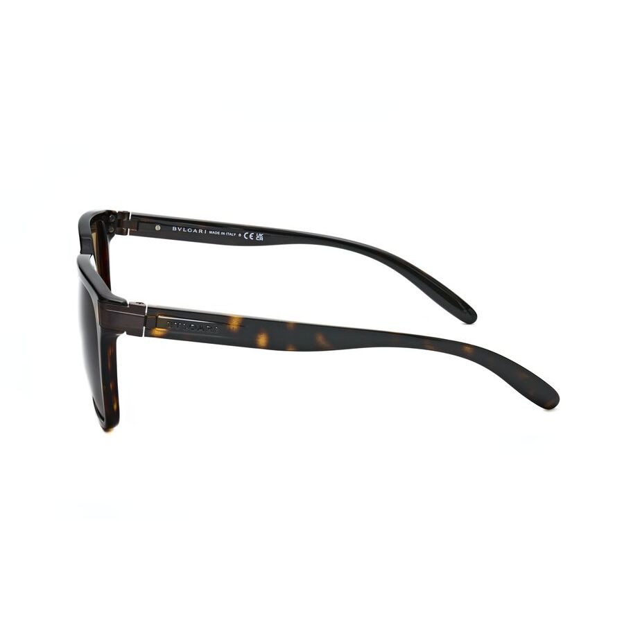 bvlgari dark brown rectangular men's sunglasses bv7036 504/53 56 bvlgari dark brown rectangular men's sunglasses bv7036 504/53 56