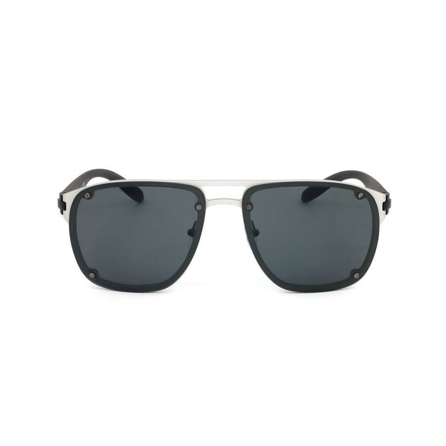 bvlgari dark grey rectangular men's sunglasses bv5058 018/87 60 bvlgari dark grey rectangular men's sunglasses bv5058 018/87 60